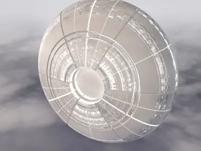 Sci-Fi Spaceship A 002 3D model