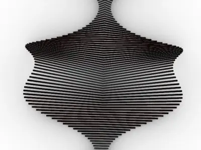 Parametric sea creature 3D model