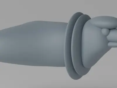 Chrysler Building Gargoyle New York City 3D model