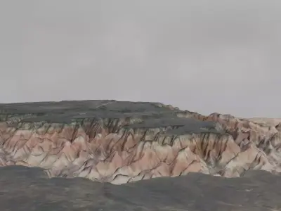 3D Topographical Grand Canyon 3D model