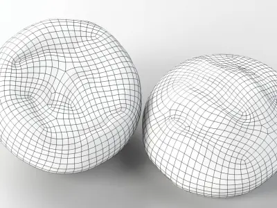 Bread - Round - 3D Scan Low-poly 3D model