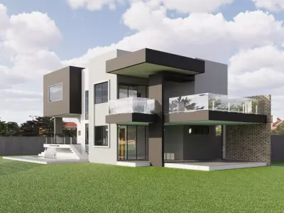 Modern House 3D model 31