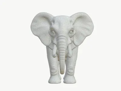  Realistic 3D Elephant Model 