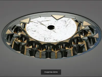 muqarnas zimmer 3D Model Pack