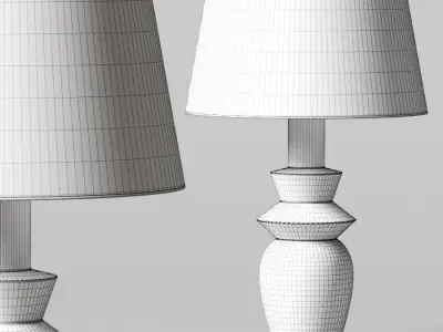 Crate and Barrel Alina Table Lamp 3D model