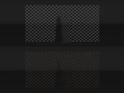 Fence Pack Low-poly 3D model