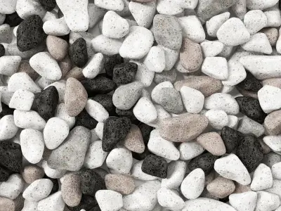 Pebble stone noise 3D model