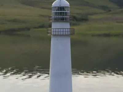 LightHouse Cabo Verde Low-poly 3D model