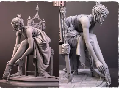 Elara 2061 Cyborg Ballerina 3D print model