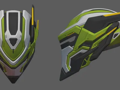 Cyber Satyr - cosplay helmet - DIGITAL STL FILE FOR 3D-PRINTING 3D print model