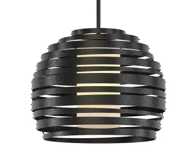 TRENTON pendant light with stripe 3D model