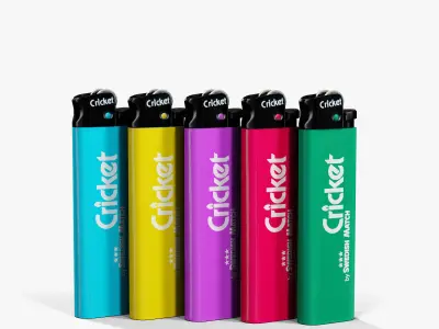Cricket Lighter Low-poly 3D model