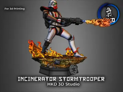 Incinerator Stormtrooper Star wars Fan art 3D print model