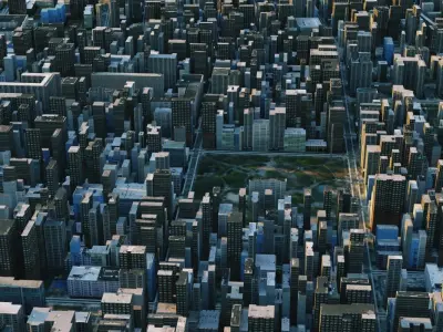 NY Style City 3D model