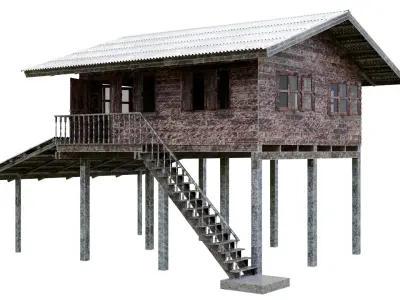 Thai House-Type 01 3D model