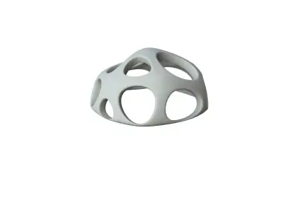 SciFi Cube Object No 52341 Low Poly Shape Low-poly 3D model