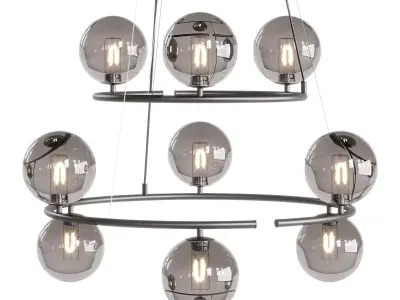 TK Lighting 6845 Anabelle pendant lamp 3D model