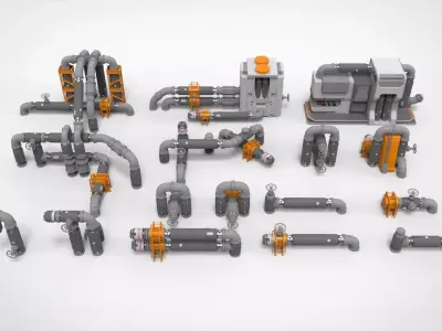 Sci Fi Modular Environment 13 3D model