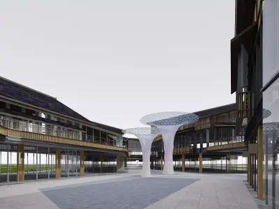 Contemporary Cultural Center Campus 3D model