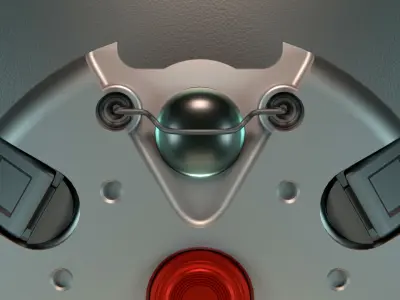 Landmine Low-poly 3D model