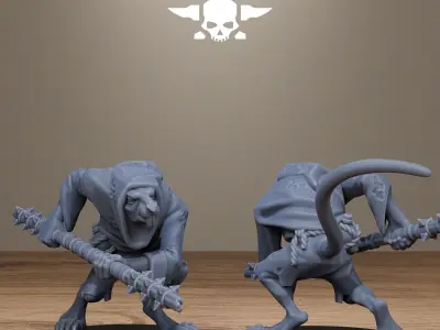 Rotfang Plague Bearers 3D print model