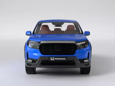 Honda Ridgeline 3D Model High Poly Realistic Pickup Truck 3D model