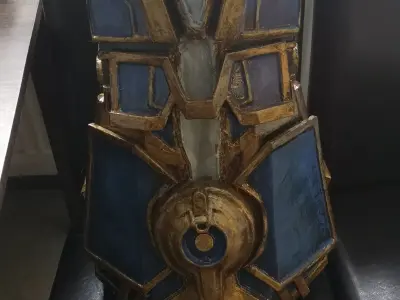 League of Legends Vi Atlas gauntlet prop or cosplay Free 3D print model