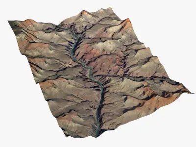 Grand Canyon 3D model