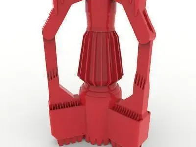 Thunderbird rocket launcher 3D print model