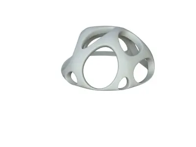 SciFi Cube Object No 51514 Low Poly Shape Low-poly 3D model