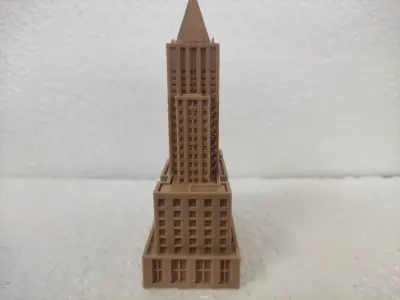 The David N Dinkins Manhattan Municipal Building 3D print model