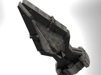 Ra Has Returned Sci-Fi City Tower 3  3D model