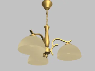 Classic chandelier 3D model
