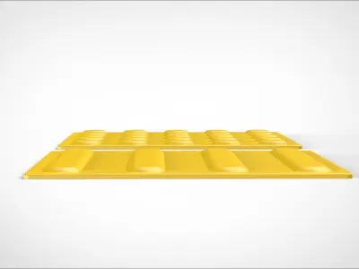 tile for blind people 3D model