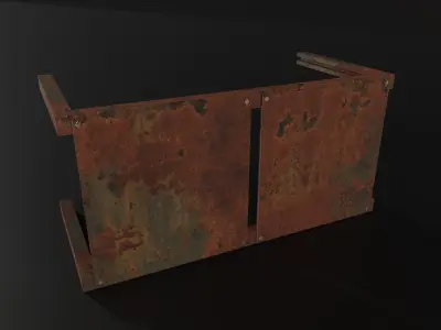 Barricade Pack Low-poly 3D model