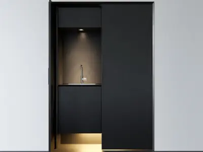 Affilato Hide Kitchen 3D model