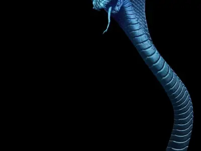 Magic Palace - Religion - Stone Snake 01 3D model
