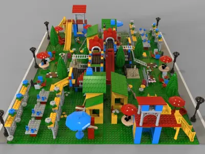 Lego Kindergarten 3D model