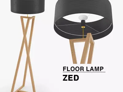 Floor lamp ZED 3D model