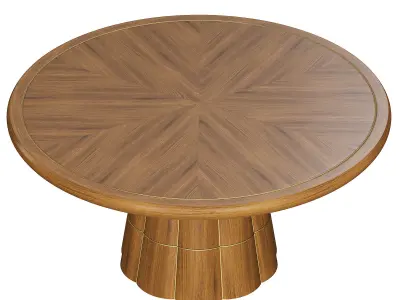 PETAL DINING TABLE by baker 3D model