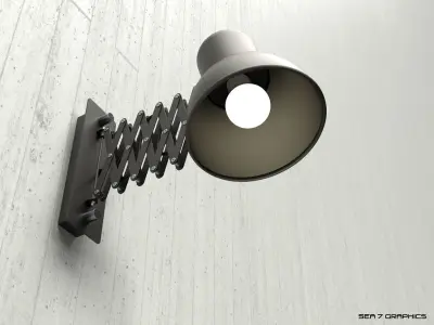 Wall Lamp Nowodvorski Harmony 3D model