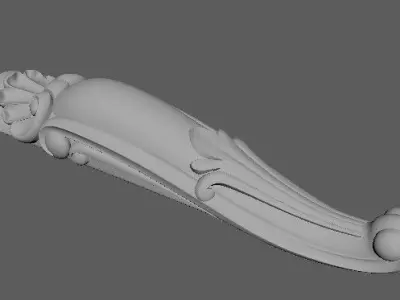 leg High quality 3d models for processing on a cnc machine 3D model 13