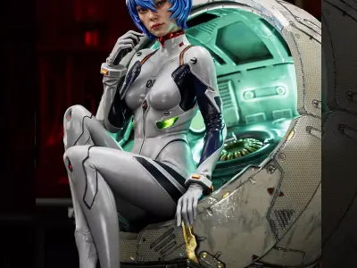 Rei Ayanami 3D print model
