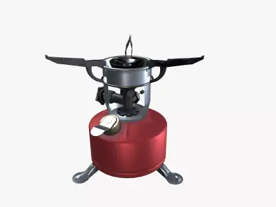 Military stove 3D model