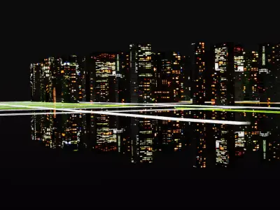 city Scifi Low-poly 3D model