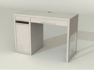 Desk PBR 2k Low-poly 3D model
