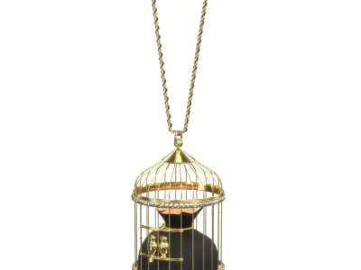 Birdcage Handbag Low-poly 3D model