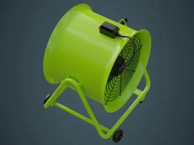 Industrial Fan 1 3D model