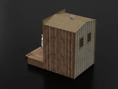 West Wild Home 16 Low-poly 3D model