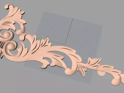 Artcam Aspire 3D relief models STL Files used for CNC E603 3D model